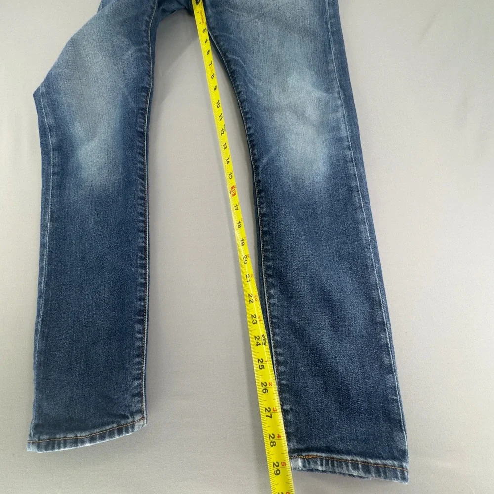 Levi's Premium 512 Slim Taper Mens Jeans 31x32 Big E Stretch Blue 28833-0654